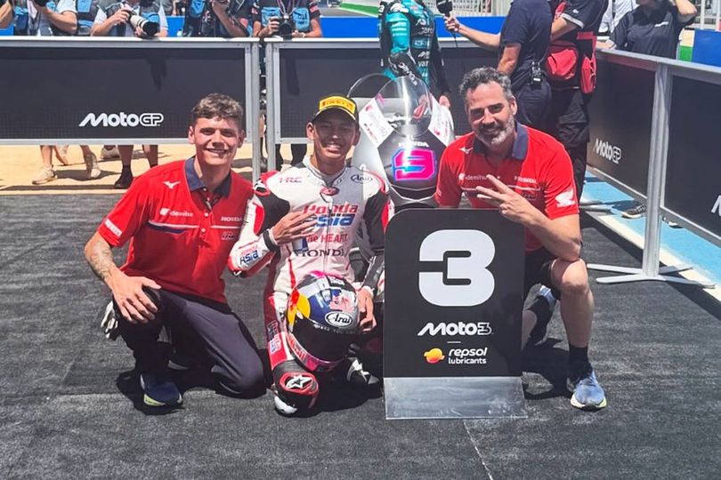 Veda Ega Pratama Sebut Podiumnya di Moto3 Brasil 2026 Luar Biasa, Tak Lupakan Dukungan Indonesia Veda Ega Pratama Sebut Podiumnya di Moto3 Brasil 2026 Luar Biasa, Tak Lupakan Dukungan Indonesia