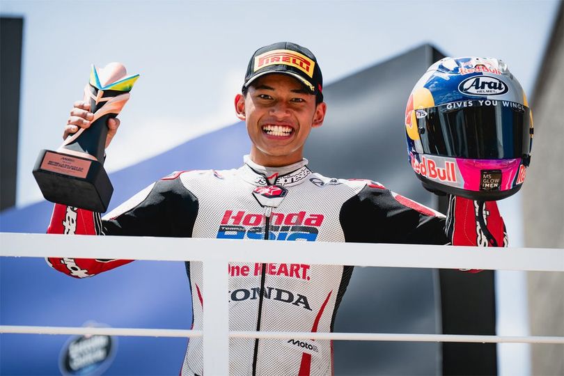 Veda Ega Pratama Ternyata Sudah Punya Firasat Bakal Naik Podium di Moto3 Brasil, Langsung Klop dengan Goiania