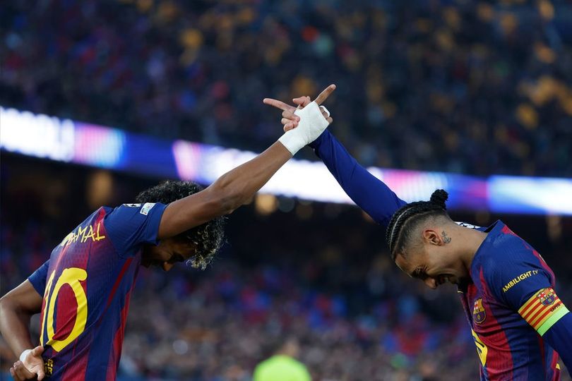 Rapor Pemain Barcelona Saat Pesta Gol ke Gawang Newcastle: Raphinha Ngeri, Lewandowski Belum Habis, Yamal Ajaib!