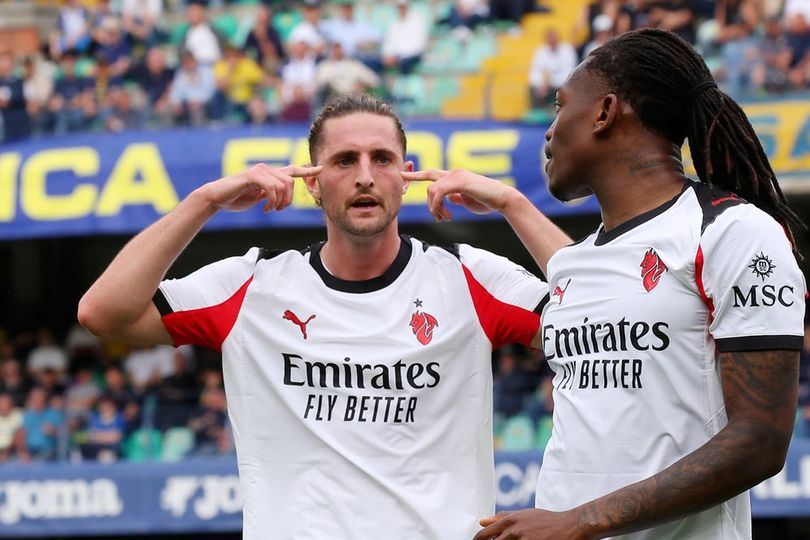 Hasil Verona vs Milan: Gol Adrien Rabiot Antar Rossoneri Kembali ke Peringkat Dua