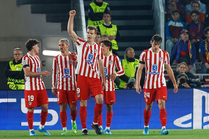 Rapor Pemain Atletico Madrid vs Barcelona: Julian Alvarez Bersinar, Atleti Pulang Bawa Modal Besar