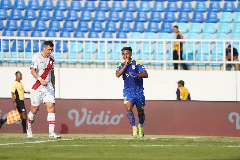 Hasil Arema FC vs Persis: Dwigol Gabriel Silva Kunci Kemenangan di Kanjuruhan