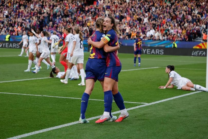 Barcelona Hancurkan Real Madrid 6-0, Lolos ke Semifinal Liga Champions Wanita dengan Agregat 12-2