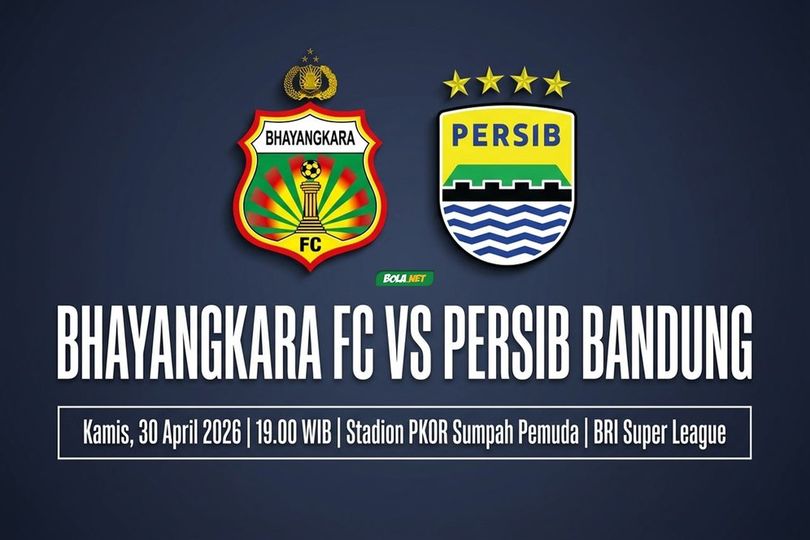 Link Live Streaming BRI Super League: Bhayangkara FC vs Persib Bandung Malam Ini Main Jam Berapa?