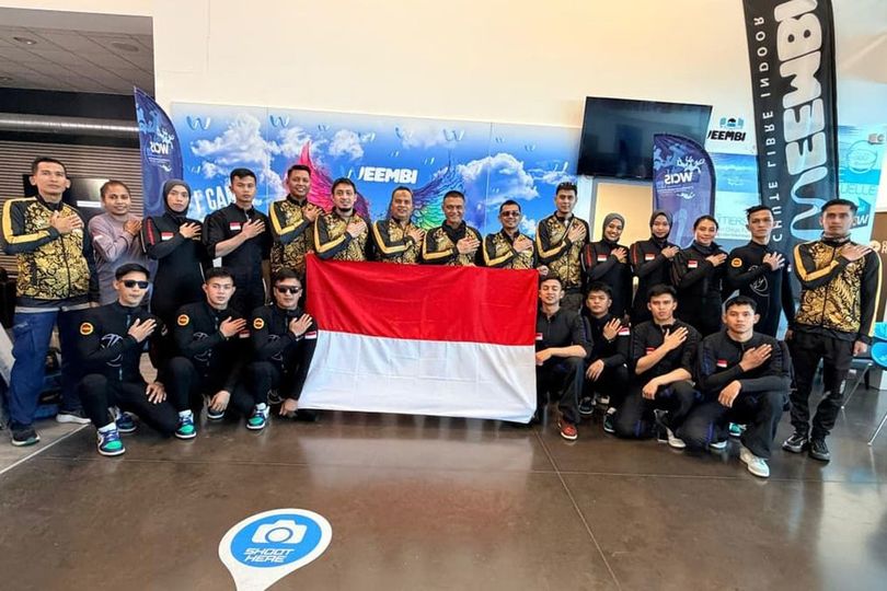 21 Personil Brimob Siap Harumkan Nama Indonesia di Ajang Dunia Indoor Skydiving 2026 di Prancis