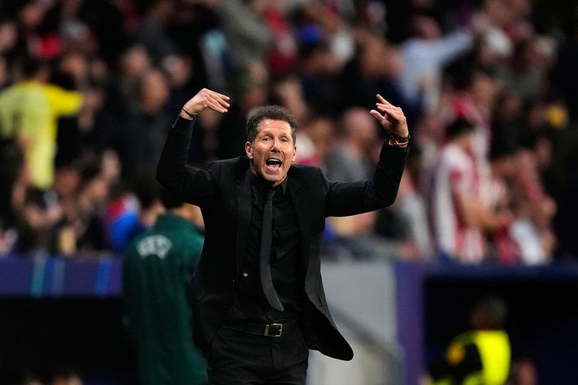 Perilaku Diego Simeone Jadi Sorotan di Laga Atletico Madrid vs Arsenal