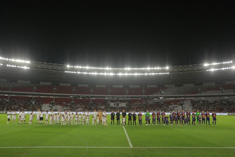 Usai Memperkuat DRX World Legends 0-3 Barcelona Legends, Keisuke Honda Menikmati Bermain di SUGBK: Jadi Ingat Waktu Melawan Timnas Indonesia