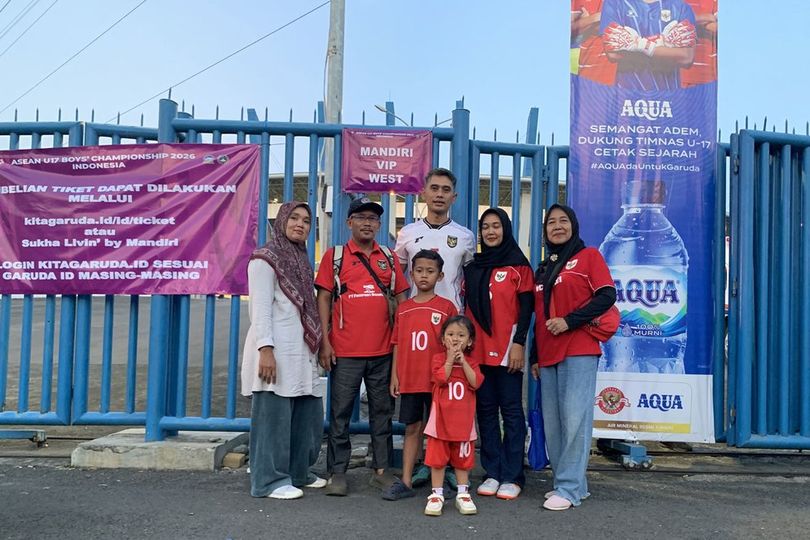 Cerita Keluarga Pandu Aryo: Rombongan dari Mojokerto ke Gresik untuk Dukung Langsung Laga Timnas Indonesia U-17