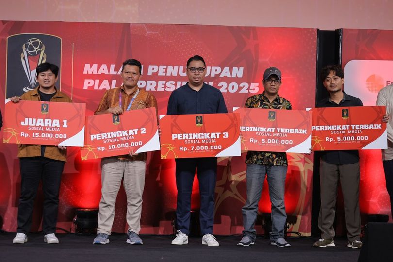 Selamat! KLY Sports Sabet 3 Gelar Juara di Malam Penghargaan Piala Presiden 2025
