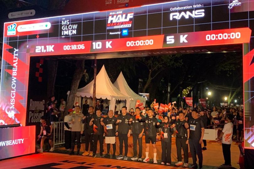 Malang Half Marathon 2026 Powered by BRImo Bantu Gerakkan Ekonomi Lewat Sport Tourism