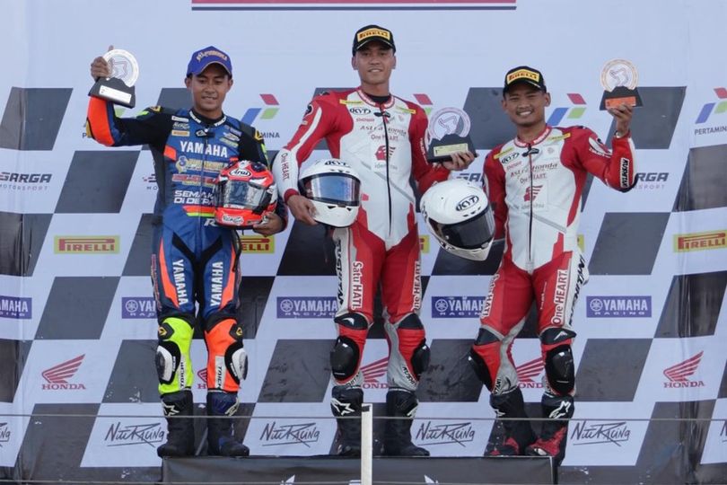 Hasil Race 1 Seri 1 Mandalika Racing Series 2026, Herjun Atna Firdaus Menangi National Supersport 600