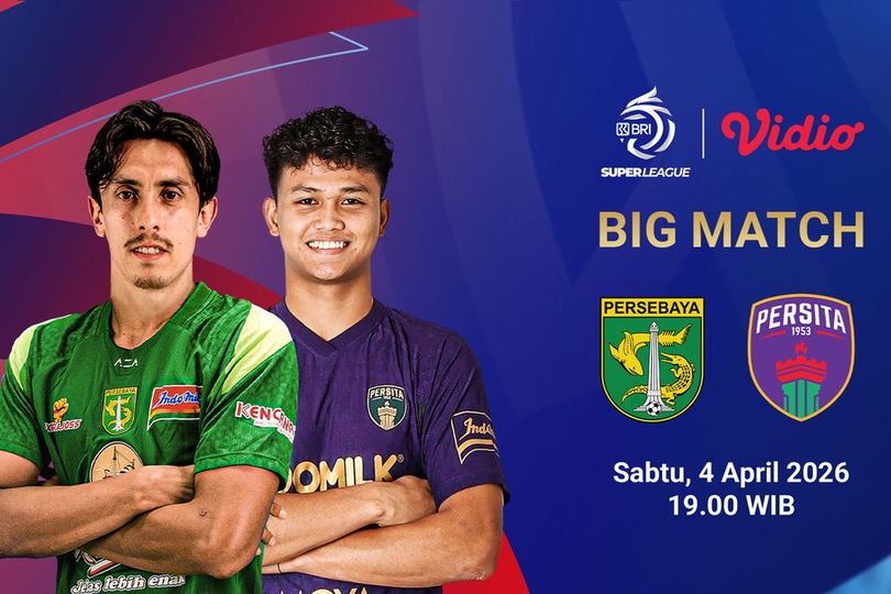 Nonton Live Streaming Persebaya Surabaya vs Persita Tangerang di BRI Super League