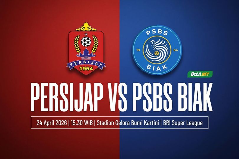 Live Streaming Persijap Hari Ini vs PSBS Biak - BRI Super League