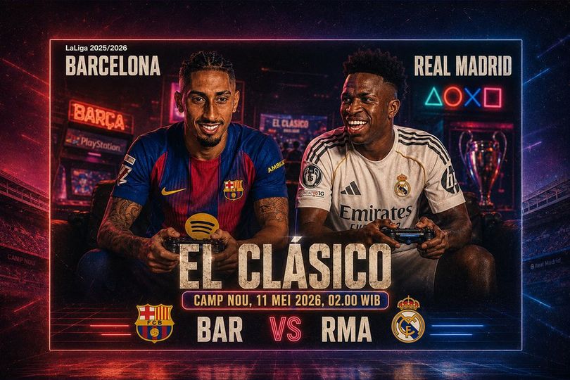 Live Streaming Siaran Langsung Barcelona vs Real Madrid Hari Ini