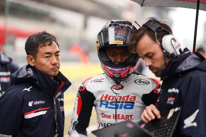 Honda Team Asia Senang Veda Ega Pratama Petik Pelajaran Penting dari Kondisi Hujan Moto3 Prancis 2026