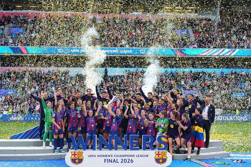 Quadruple! Barcelona Juara Liga Champions Wanita 2026, Hajar Lyon 4-0 di Final Quadruple! Barcelona Juara Liga Champions Wanita 2026, Hajar Lyon 4-0 di Final