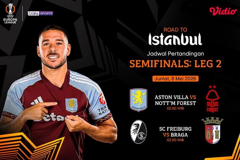 Jadwal Live Streaming Europa League 2025/26 Babak Semifinal Leg Kedua Jadwal Live Streaming Europa League 2025/26 Babak Semifinal Leg Kedua