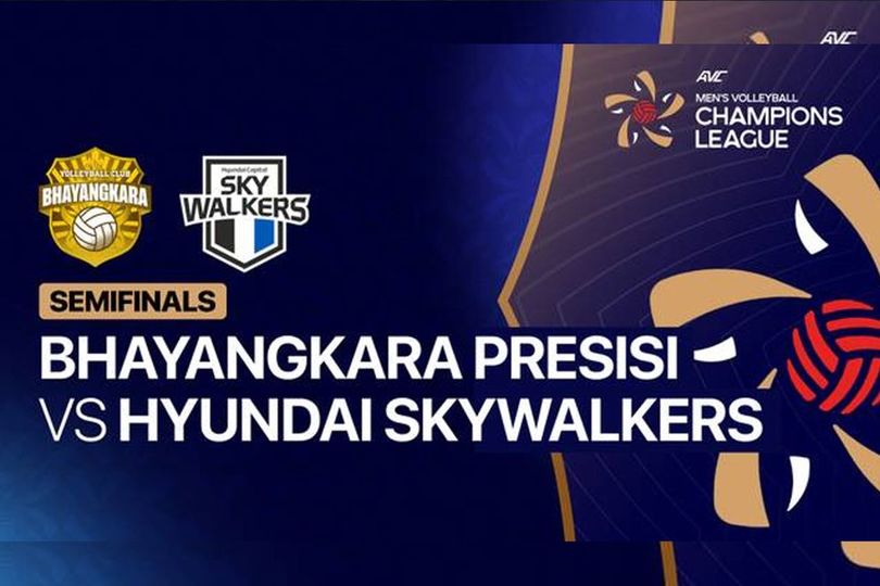 Live Streaming AVC Men's Champions League 2026: Jakarta Bhayangkara Presisi vs Hyundai Capital Skywalkers di Vidio