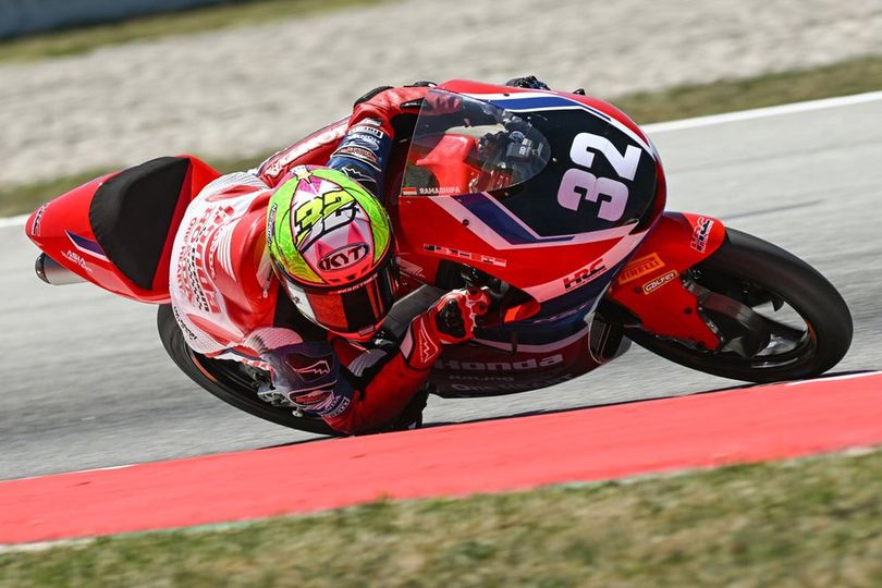 Langsung Kompetitif, Kiandra Ramadhipa Senang Raih Podium dalam Debutnya di Moto3 Junior 2026 Langsung Kompetitif, Kiandra Ramadhipa Senang Raih Podium dalam Debutnya di Moto3 Junior 2026