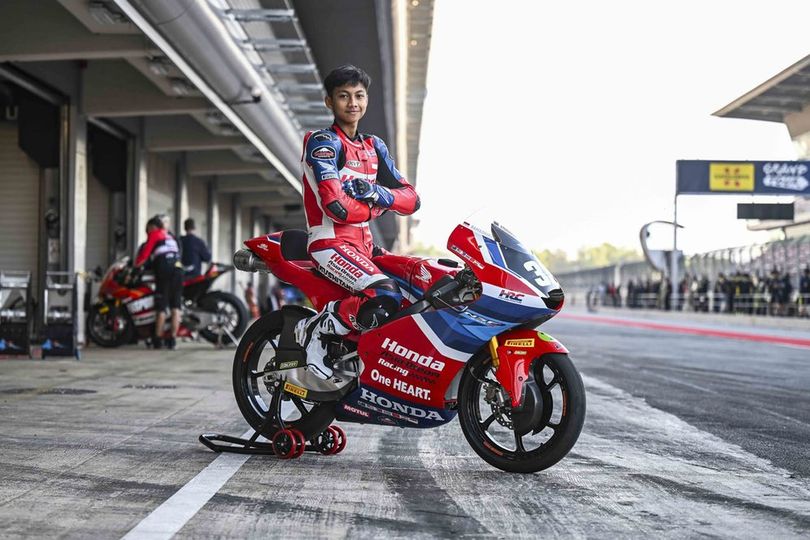Kiandra Ramadhipa Siap Jalani Debut di Moto3 Junior 2026, Dimulai di Seri Catalunya Kiandra Ramadhipa Siap Jalani Debut di Moto3 Junior 2026, Dimulai di Seri Catalunya