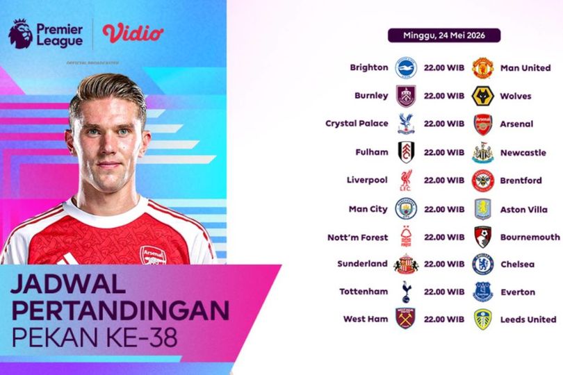 Jadwal dan Link Live Streaming Liga Inggris 2025/26 Akhir Pekan Ini di Vidio Jadwal dan Link Live Streaming Liga Inggris 2025/26 Akhir Pekan Ini di Vidio