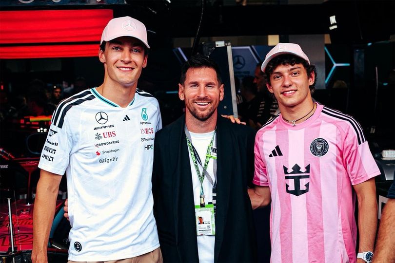 Momen Lionel Messi Jajal Mobil Mercedes di Formula 1 Miami 2026, Bawa Hoki untuk Franco Colapinto