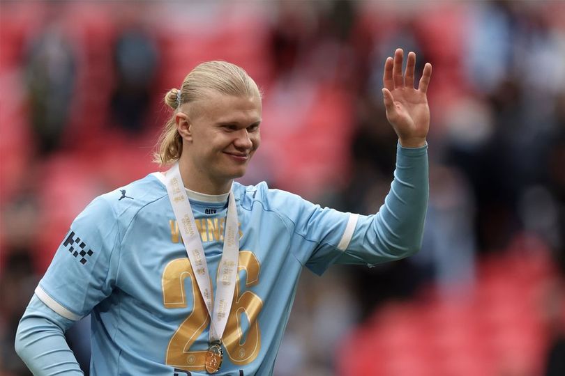 Erling Haaland Raih Sepatu Emas Premier League yang Ketiga
