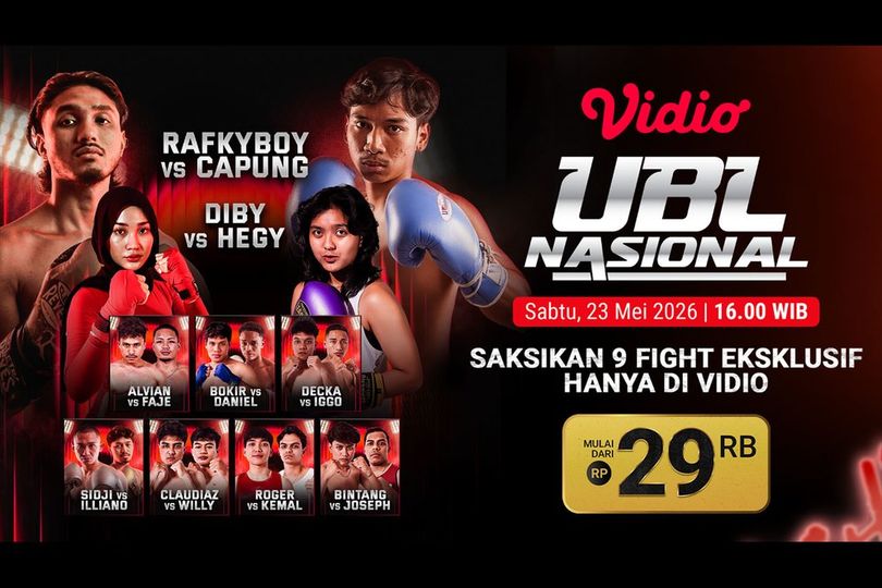 Saksikan Live Streaming UBL Nasional Season 1 di Vidio Akhir Pekan Ini Saksikan Live Streaming UBL Nasional Season 1 di Vidio Akhir Pekan Ini