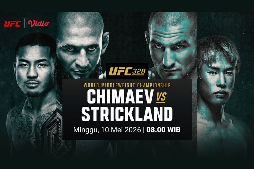 Link Live Streaming UFC 328: Chimaev vs Strickland di Vidio, 10 Mei 2026 Link Live Streaming UFC 328: Chimaev vs Strickland di Vidio, 10 Mei 2026