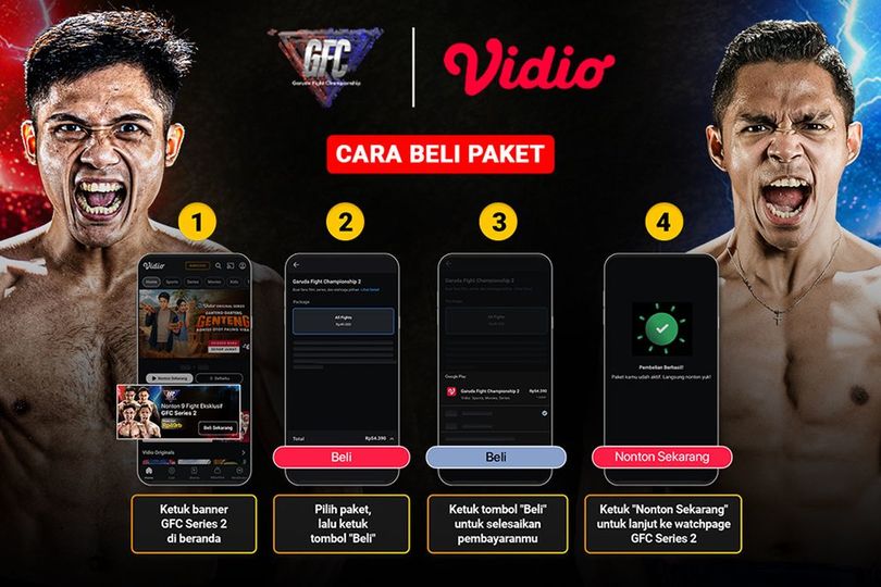 Saksikan Pertarungan Panas Garuda Fight Championship Series 2 Lewat Pay Per View di Vidio