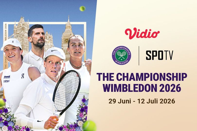 Jadwal Wimbledon 2026: Video Review Hadir Pertama Kalinya! Saksikan di Vidio