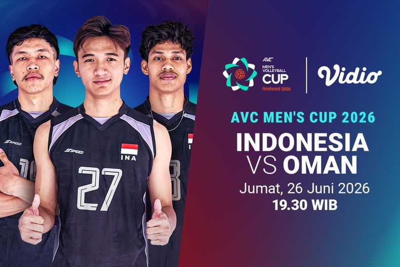 Dukung Timnas Voli Putra Indonesia! AVC Mens Nations Cup - Indonesia vs Oman di Vidio