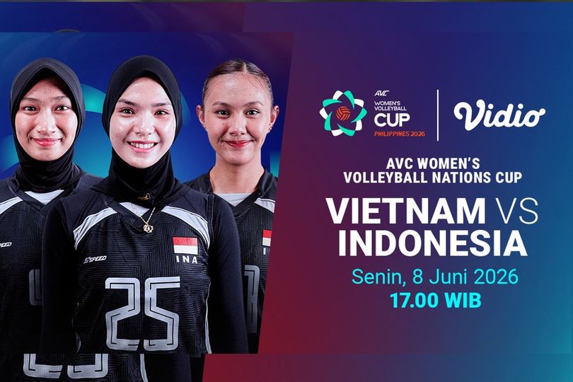 AVC Women's Nation Cup 2026: Vietnam vs Indonesia Saksikan Siaran Langsung Hanya di Vidio AVC Women's Nation Cup 2026: Vietnam vs Indonesia Saksikan Siaran Langsung Hanya di Vidio