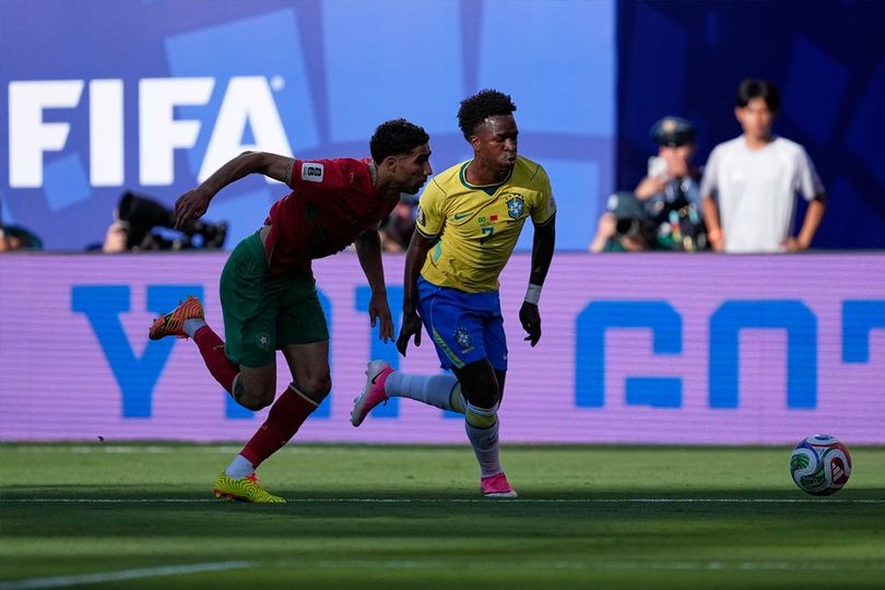 Hasil Brasil vs Maroko: Vinicius Balas Gol Saibari, Duel Berakhir Imbang Hasil Brasil vs Maroko: Vinicius Balas Gol Saibari, Duel Berakhir Imbang