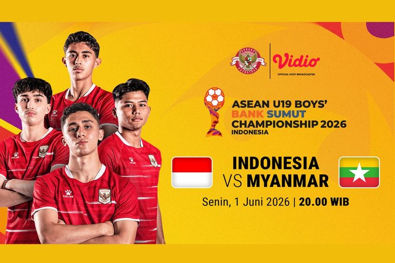 Saksikan ASEAN U19 Boys Championship 2026: Indonesia vs Myanmar di Vidio Saksikan ASEAN U19 Boys Championship 2026: Indonesia vs Myanmar di Vidio