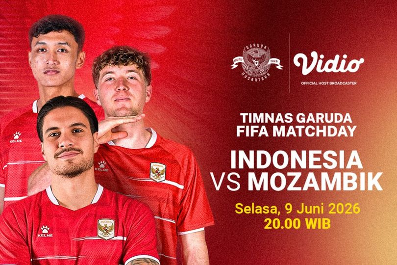 Ayo Dukung Timnas Garuda! Saksikan FIFA Matchday: Indonesia vs Mozambik di Vidio Ayo Dukung Timnas Garuda! Saksikan FIFA Matchday: Indonesia vs Mozambik di Vidio