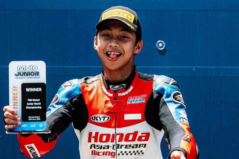 Kiandra Ramadhipa Akui Impian Susul Mario Aji dan Veda Ega Pratama Balapan di Kejuaraan Dunia Kiandra Ramadhipa Akui Impian Susul Mario Aji dan Veda Ega Pratama Balapan di Kejuaraan Dunia