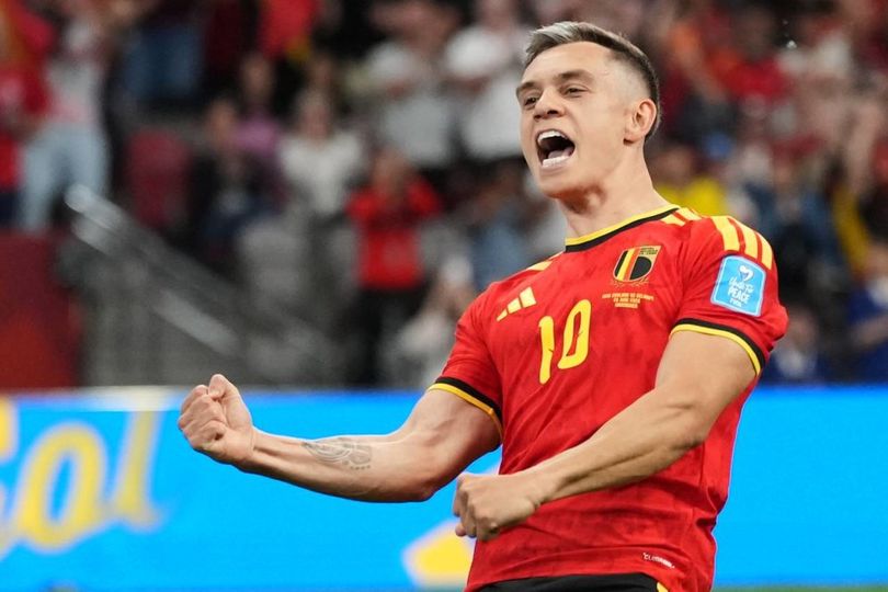 Man of the Match Selandia Baru vs Belgia: Leandro Trossard
