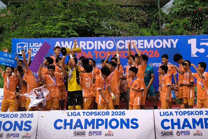 Dihadiri 3 Pemain Timnas Indonesia Level Usia, Liga TopSkor Greater Jakarta 2026 Selesai dan Berlanjut ke Putaran Final Dihadiri 3 Pemain Timnas Indonesia Level Usia, Liga TopSkor Greater Jakarta 2026 Selesai dan Berlanjut ke Putaran Final