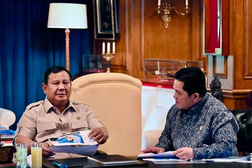 Pesan Presiden Prabowo untuk Erick Thohir: Benahi Kompetisi Demi Mimpi Timnas Indonesia Lolos Piala Dunia