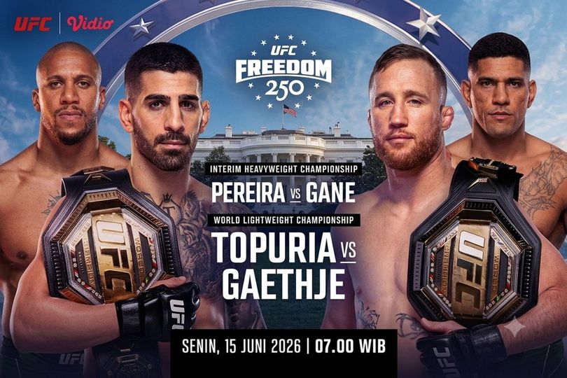 UFC Freedom Night 250 Akan Berlangsung di White House! Saksikan Hanya di Vidio UFC Freedom Night 250 Akan Berlangsung di White House! Saksikan Hanya di Vidio
