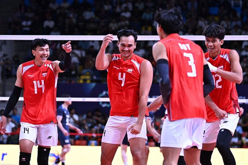 Sejarah Baru! Bekuk Korea Selatan, Timnas Voli Putra Indonesia Juara AVC Men's Volleyball Cup 2026!