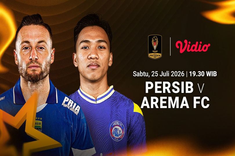 Piala Presiden Persib vs Arema FC: Ajang Pembuktian Mental Sang Juara di Vidio Piala Presiden Persib vs Arema FC: Ajang Pembuktian Mental Sang Juara di Vidio