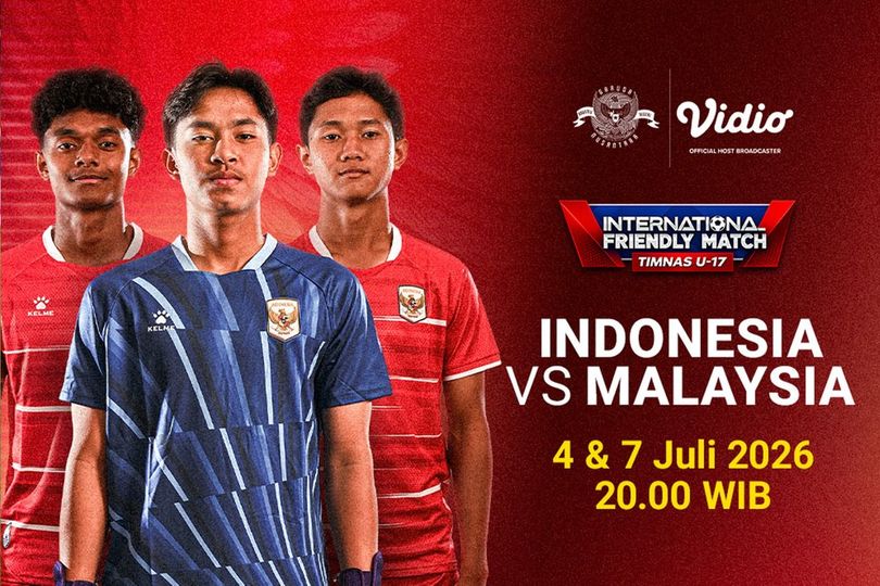 Pertandingan Timnas Indonesia U-17: Persiapan Kualifikasi Piala Asia 2027 di Vidio Pertandingan Timnas Indonesia U-17: Persiapan Kualifikasi Piala Asia 2027 di Vidio