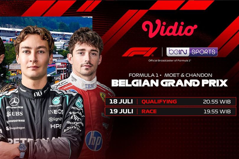 Formula 1 Moet & Chandon Belgian Grand Prix: Ferrari dan McLaren Siap Beri Kejutan di Vidio