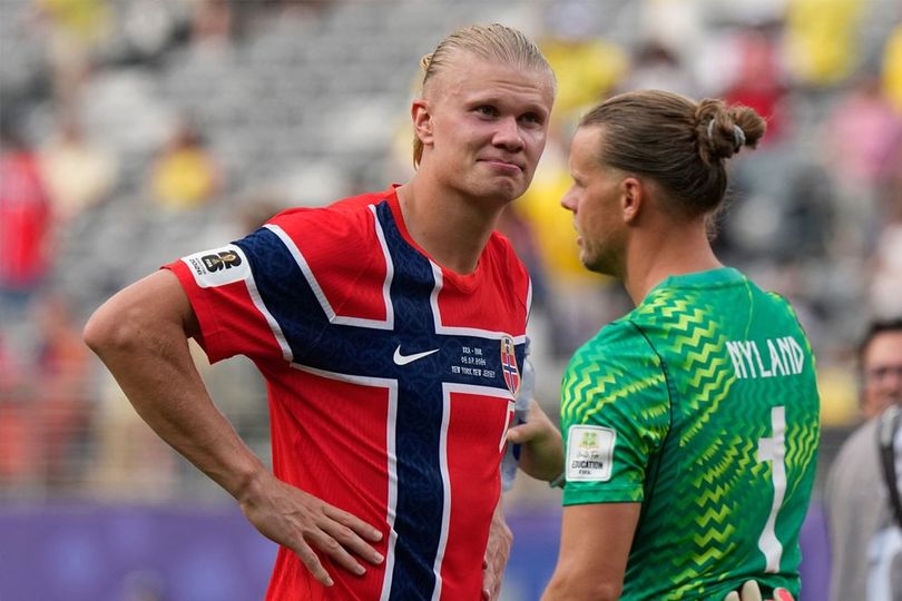 Nyland Kokoh di Bawah Mistar, Haaland Mematikan di Barisan Depan