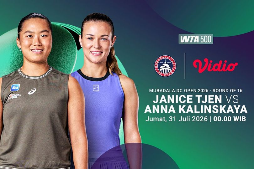 WTA 500: Mubadala DC Open 2026 Round of 16 - Janice Tjen vs Anna Kalinskaya Hanya di Vidio WTA 500: Mubadala DC Open 2026 Round of 16 - Janice Tjen vs Anna Kalinskaya Hanya di Vidio