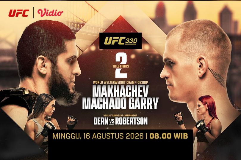 UFC 330 - Makhachev vs Machado Garry: Duel Gaya Bertarung yang Berbeda Live Streaming di Vidio