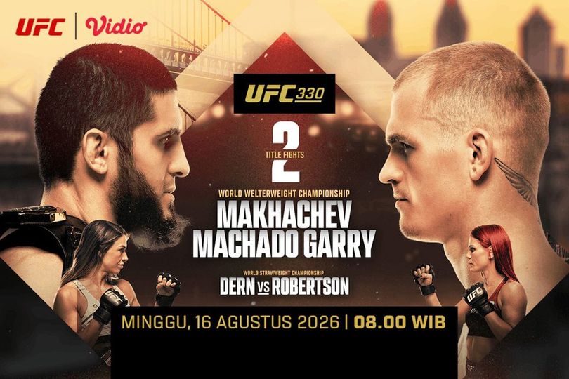 Islam Makhachev vs Ian Machado Garry Berebut Tahta Welterweight di UFC 330, Tonton Keseruannya Eksklusif di Vidio Islam Makhachev vs Ian Machado Garry Berebut Tahta Welterweight di UFC 330, Tonton Keseruannya Eksklusif di Vidio