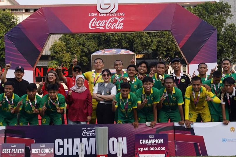 Dapat Apresiasi dari Ratu Tisha, UNJ jadi Juara Liga Universitas 2026 Regional Jakarta Dapat Apresiasi dari Ratu Tisha, UNJ jadi Juara Liga Universitas 2026 Regional Jakarta